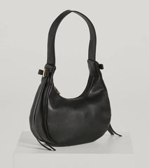 Fashion Force Bow Faux Leather Shoulder Bag