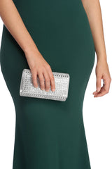 Baguette Rhinestone Clutch