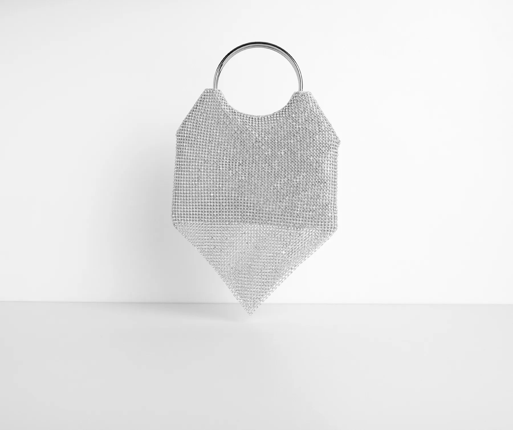 Bandanna Rhinestone Mesh Mini Tote