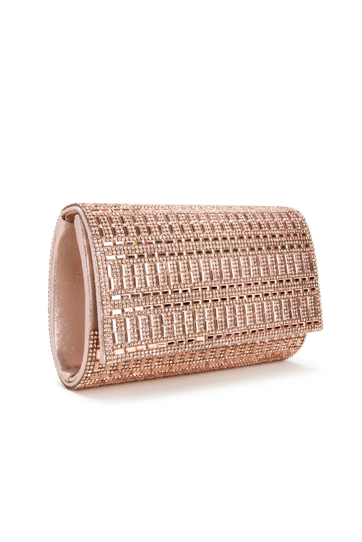 Baguette Rhinestone Clutch