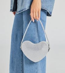 Forever In My Heart Rhinestone Bag