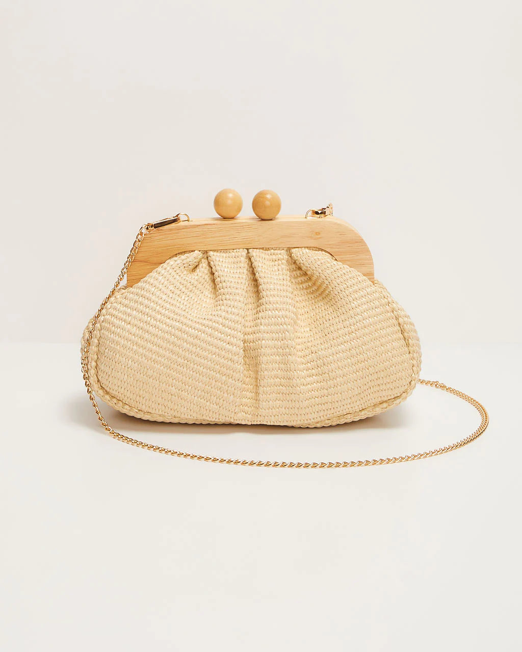 Beach Club Raffia Clutch