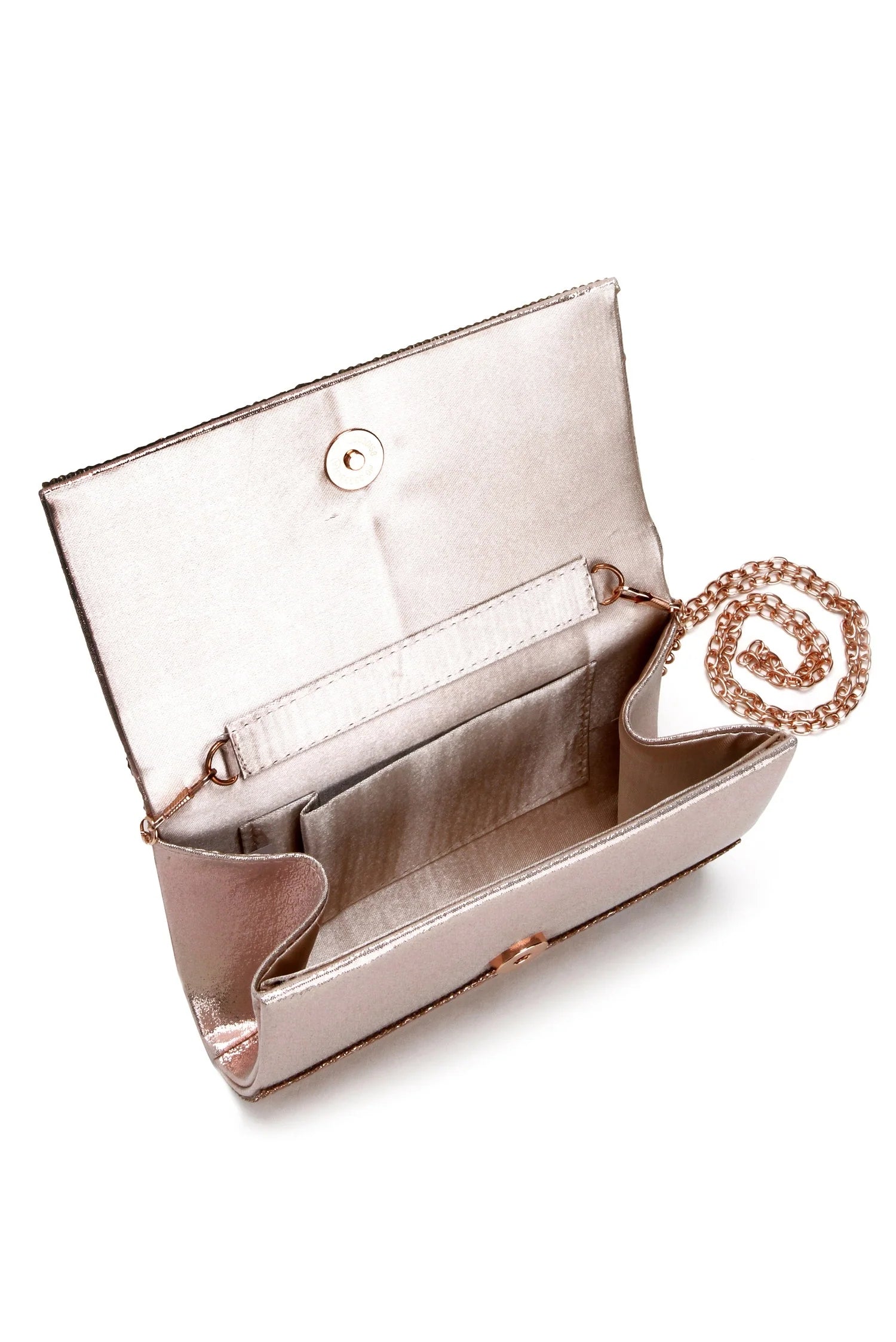 Baguette Rhinestone Clutch