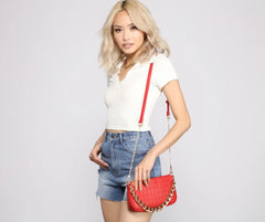 Chic Babe Quilted Shoulder Bag