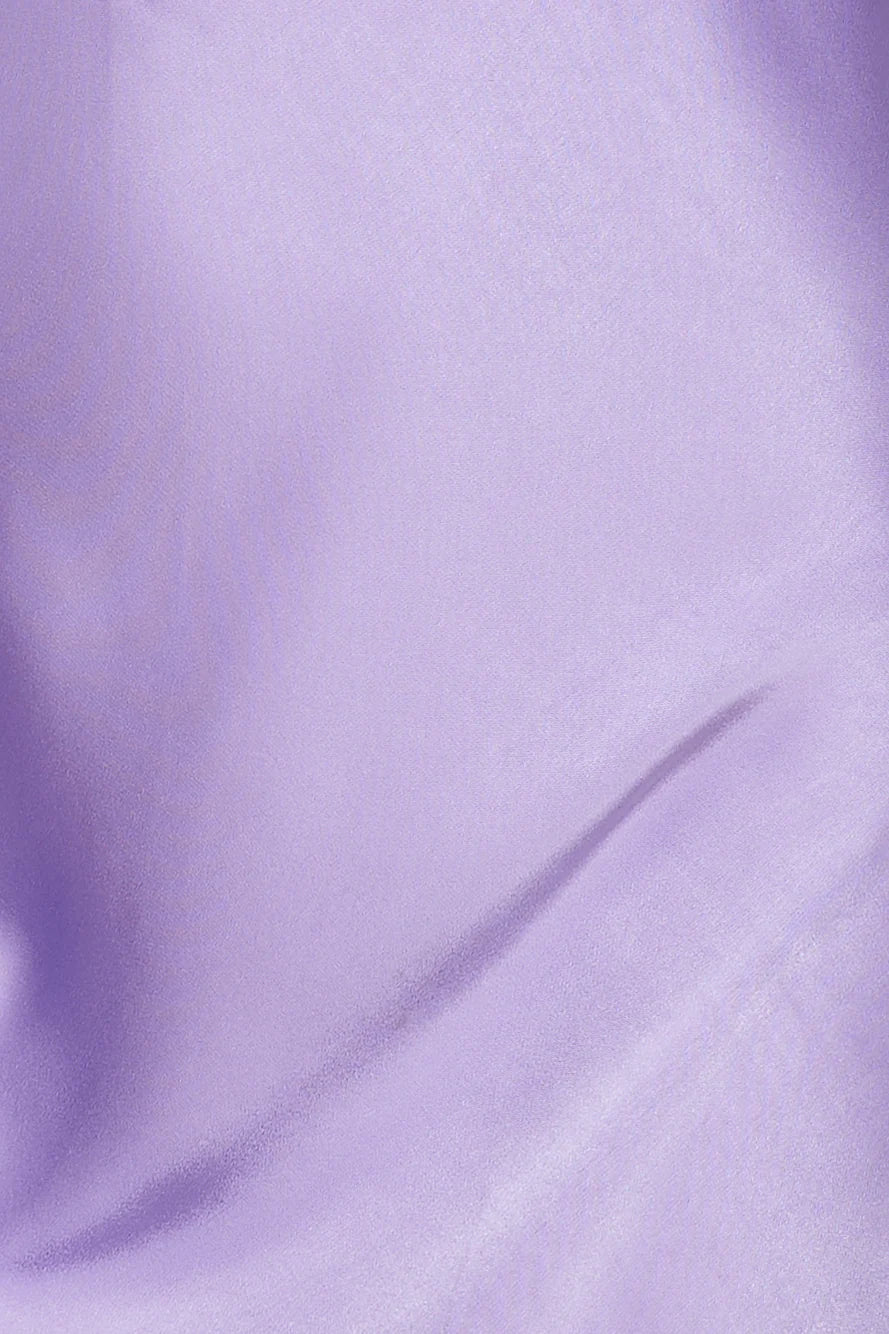 Meet Tonight Satin Dress Lilac