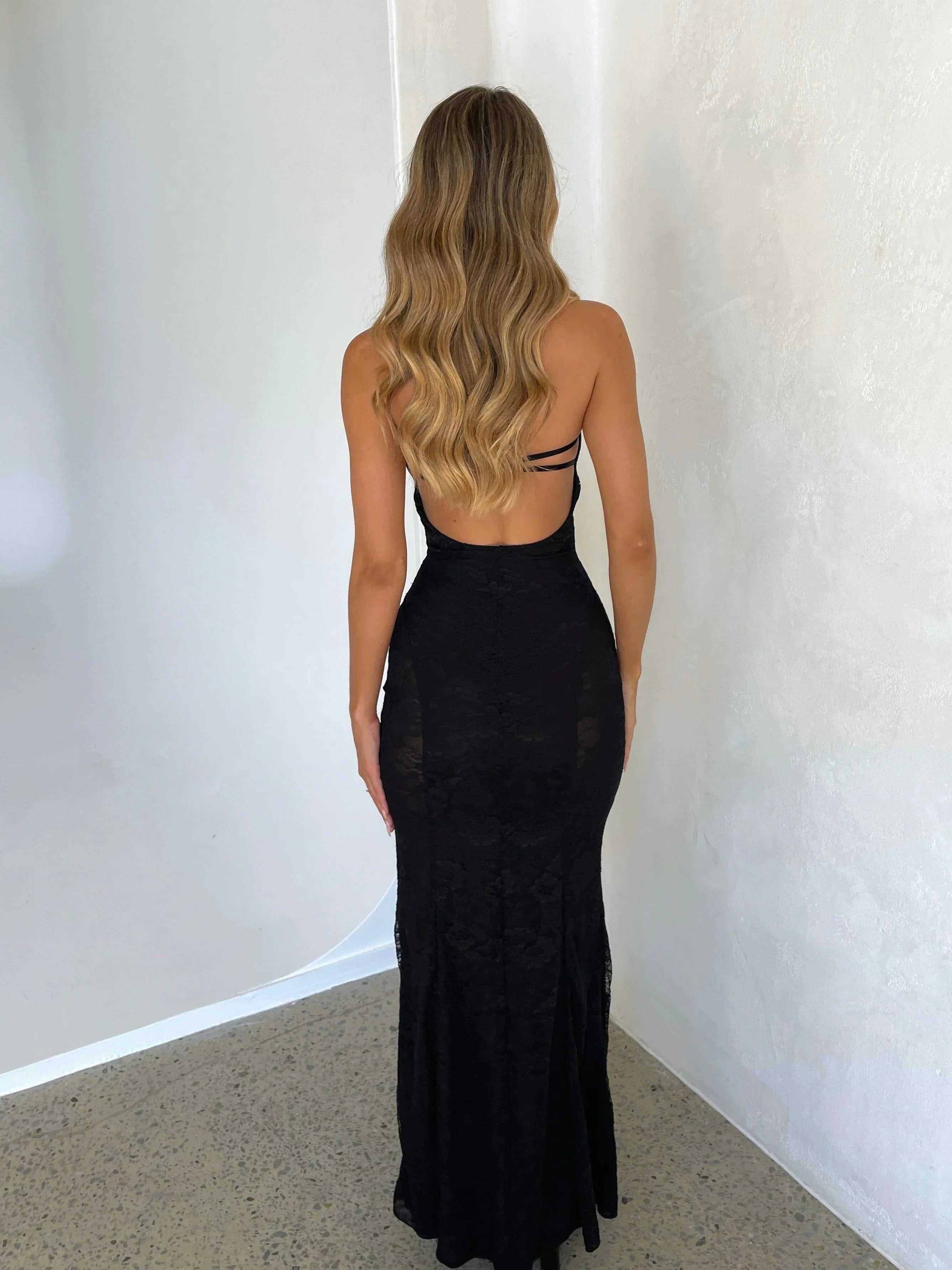 FRANCESCA MAXI DRESS BLACK