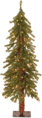 National Tree Company Pre-lit Artificial Christmas Tree | Includes Pre-strung White Lights | Hickory Cedar - 3 ft