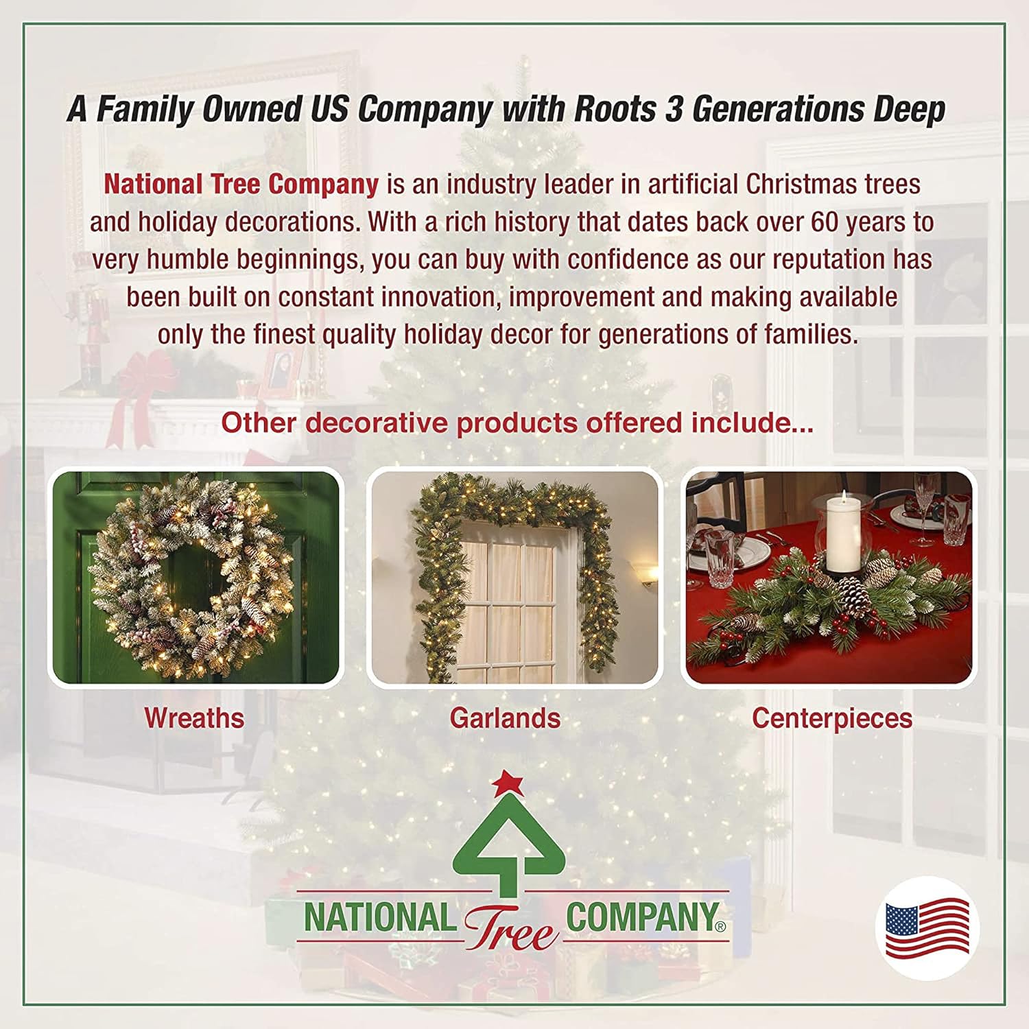 National Tree MJ3-24BGLO-B1 Tree, 24, Green