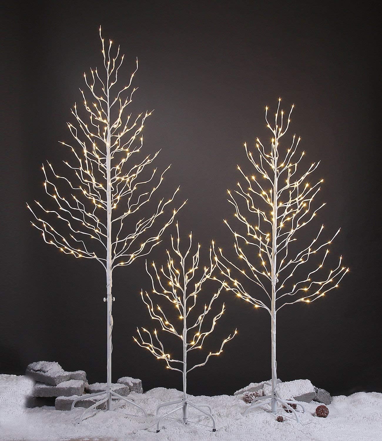 LIGHTSHARE 3FT 112LED Star Light Tree, for Home Festival Party Christmas, Indoor and Outdoor Use, Warm White