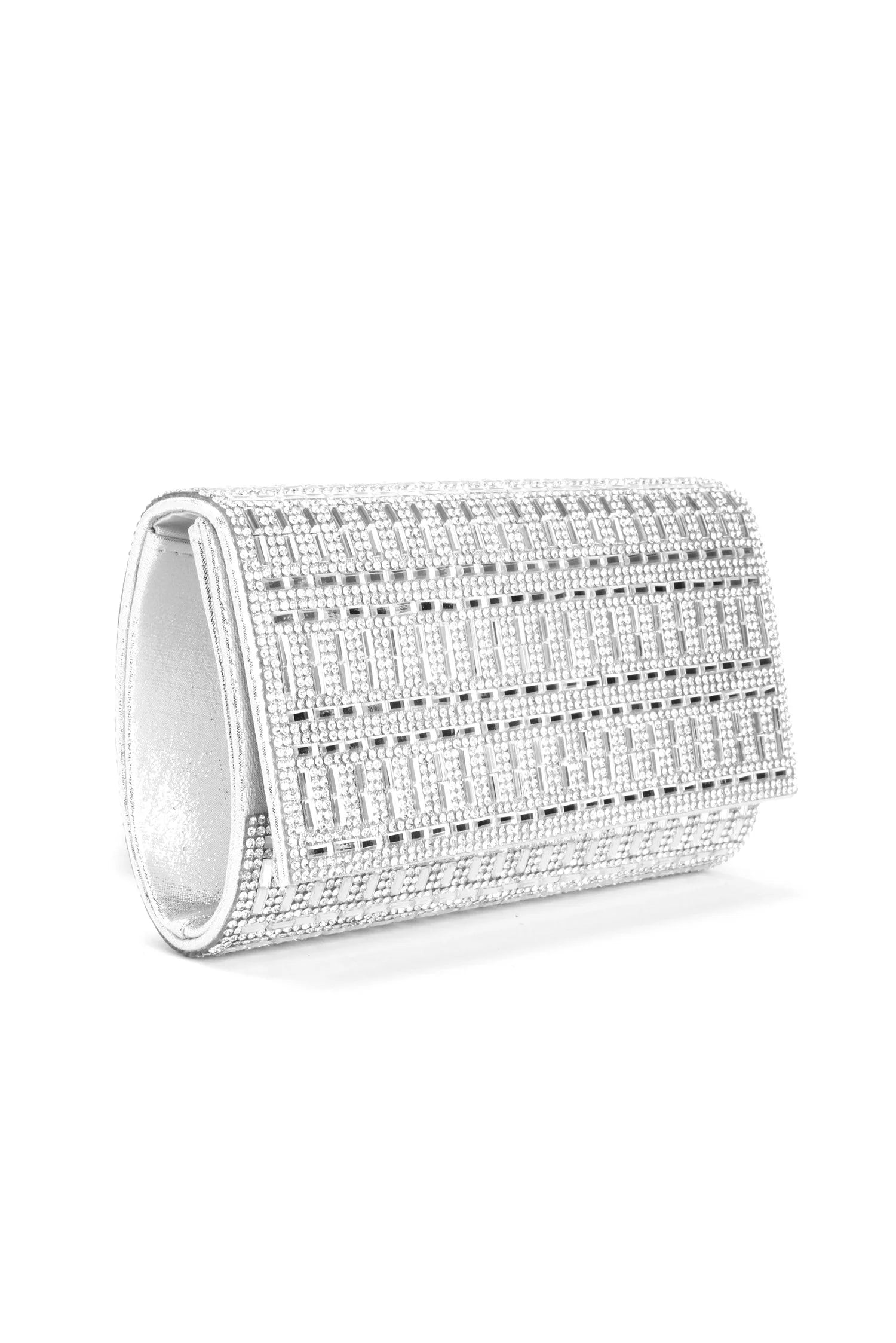 Baguette Rhinestone Clutch