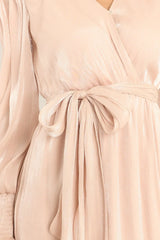 Eternal Devotion Blush Midi Dress