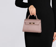 A Classy Affair Mini Faux Leather Purse