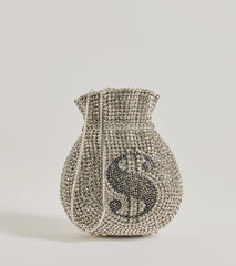 Get That Money Rhinestone Clutch