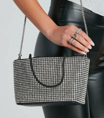 All About The Rhinestone Mini Tote Bag