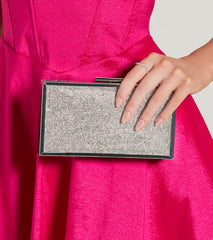 Elevated Radiance Rhinestone Box Clutch