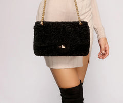 Cozy and Chic Faux Fur Crossbody