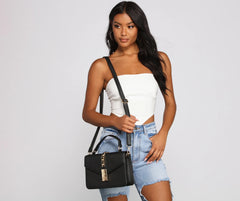 Chic Chain Trim Crossbody Purse