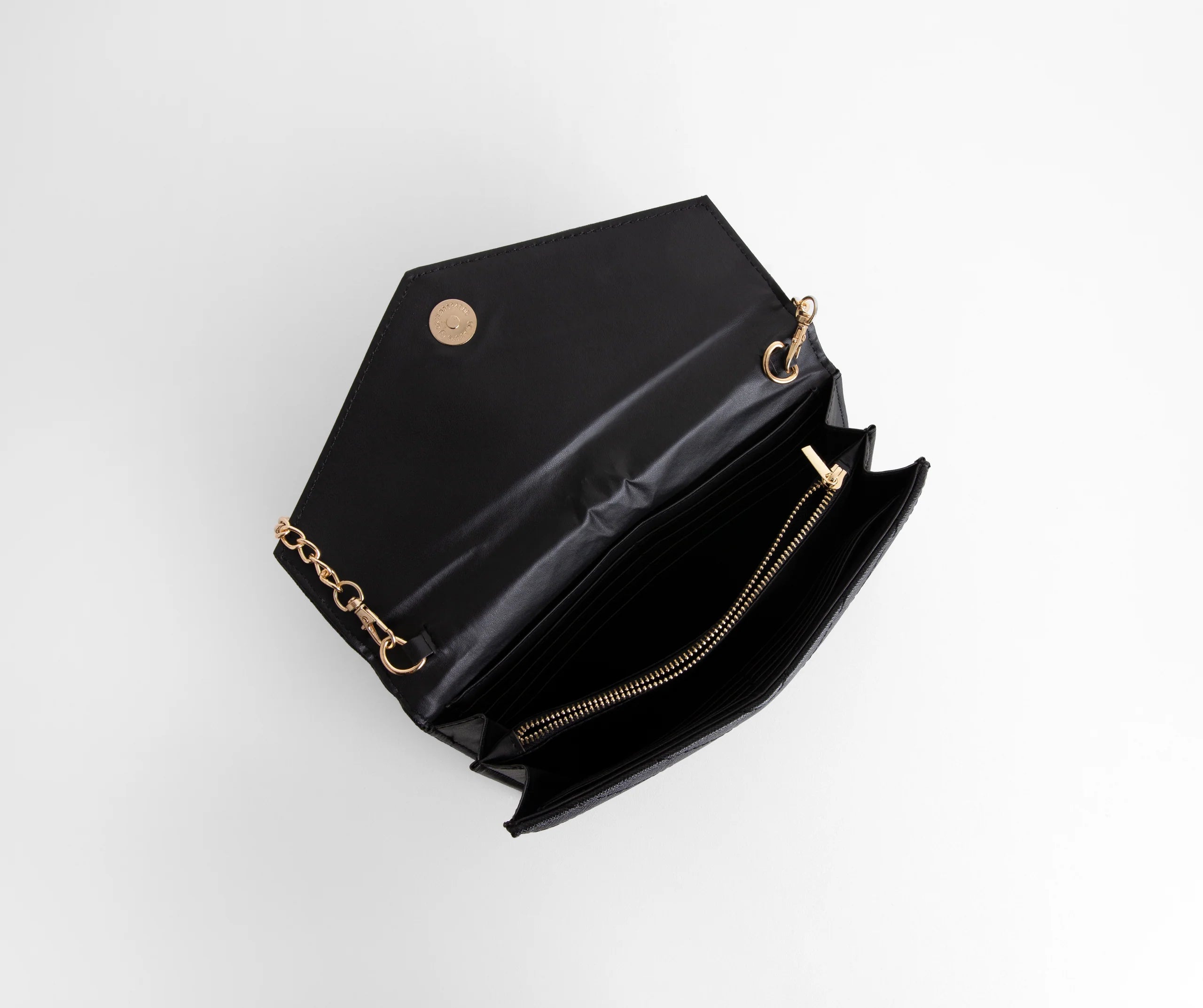 Comin' In Clutch Faux Leather Purse