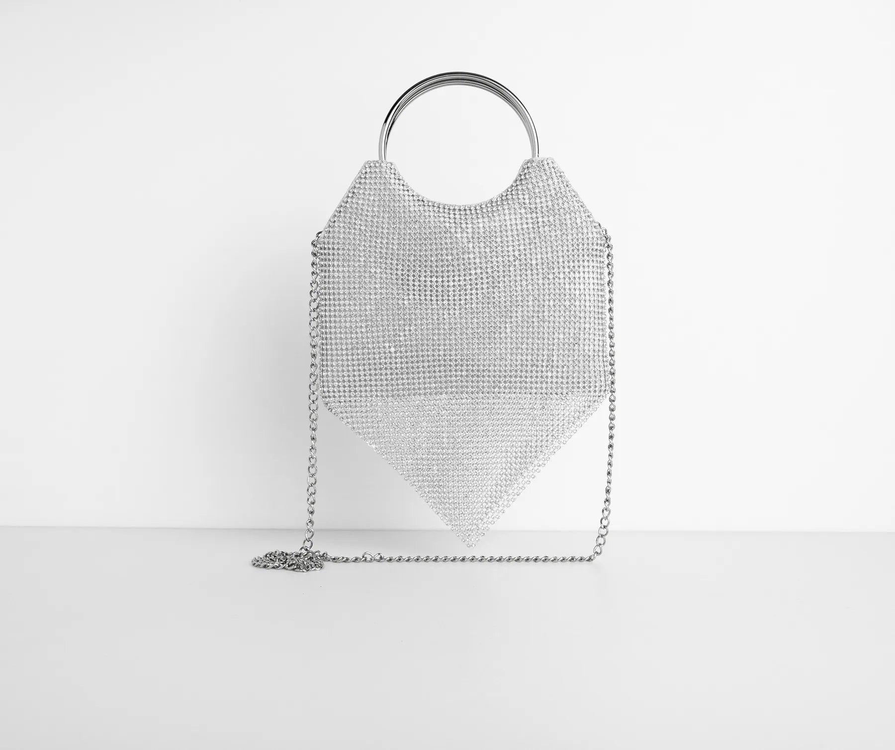 Bandanna Rhinestone Mesh Mini Tote