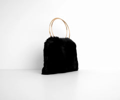 A Time And A Place Fur Mini Tote