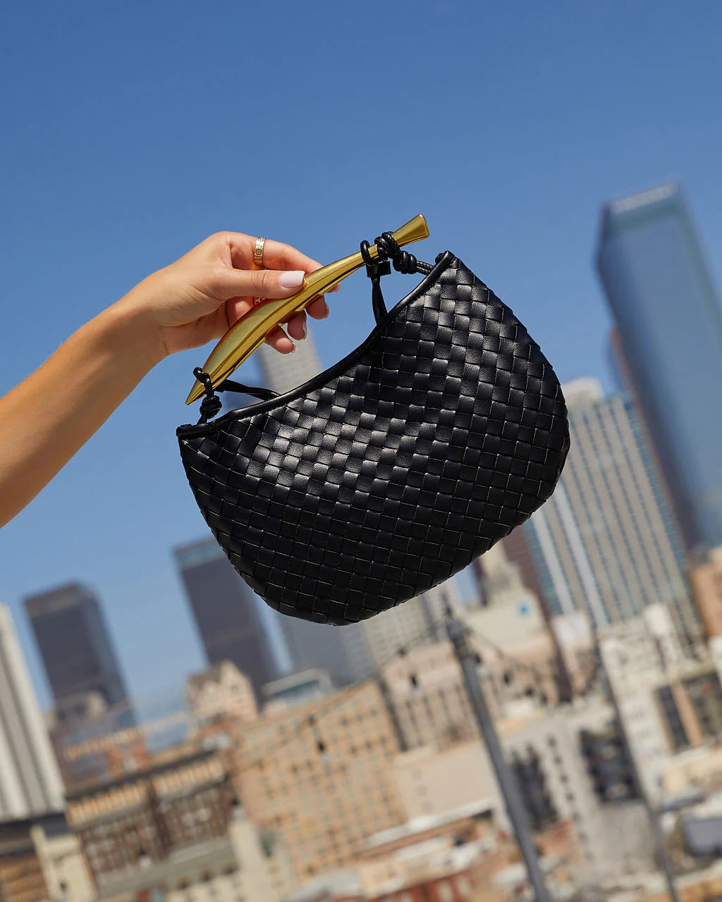 Brunch Date Woven Crossbody Bag