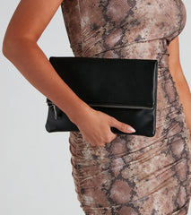 Contemporary Chic Pouch Clutch