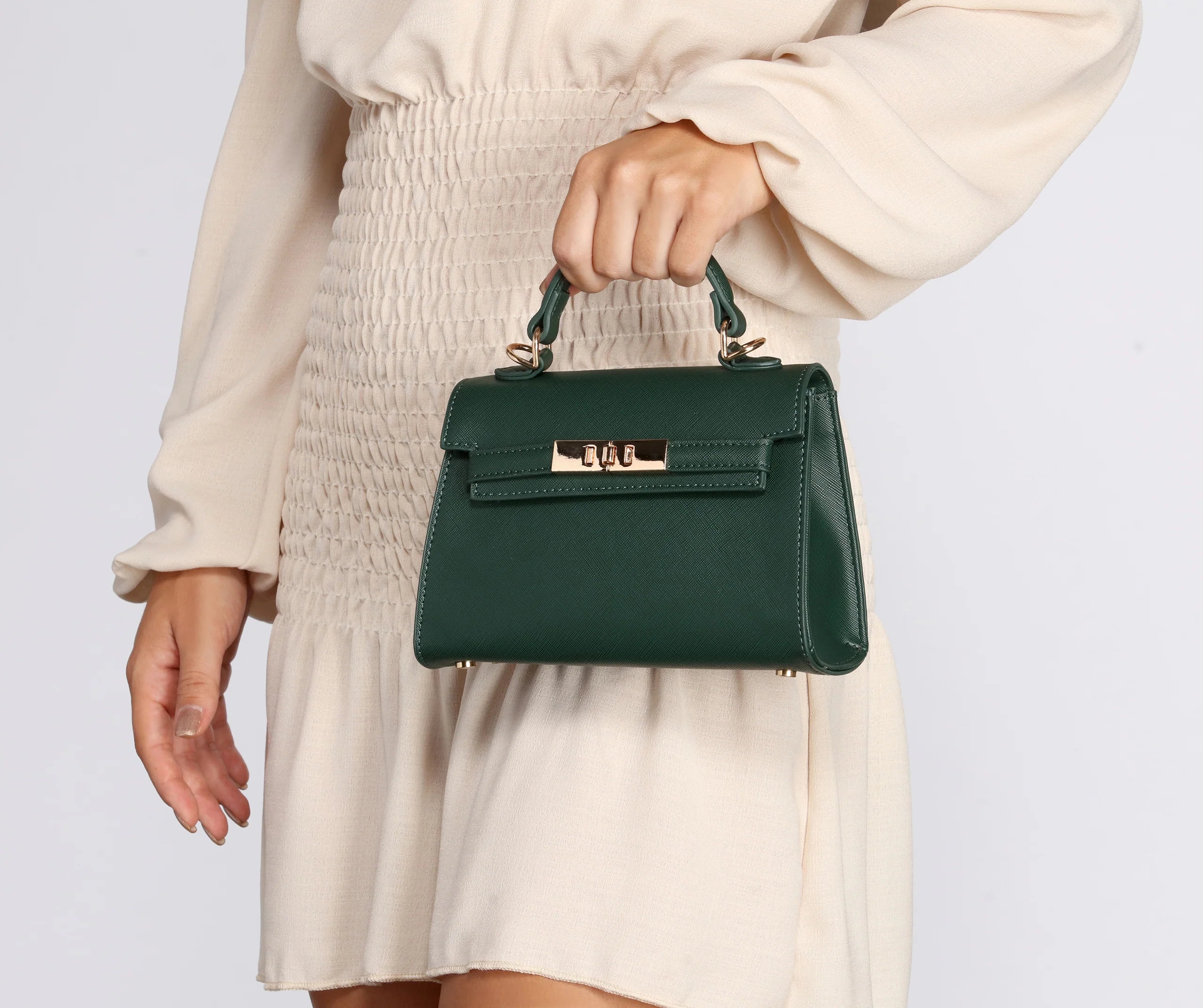 A Classy Affair Mini Faux Leather Purse