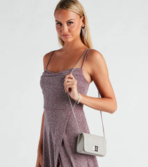 Classy Affair Glitter Crossbody Bag