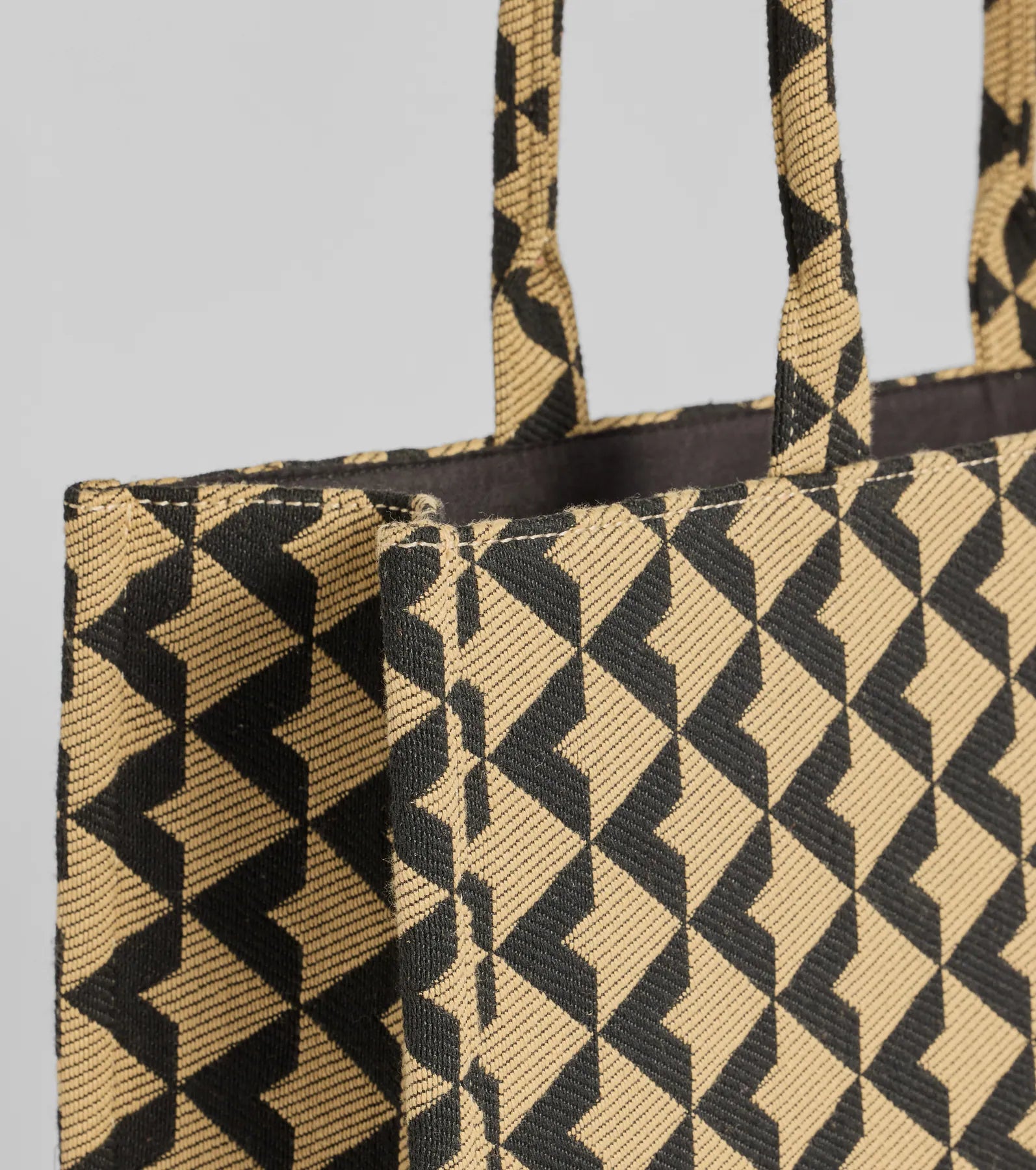 On The Go Jacquard Woven Tote Bag